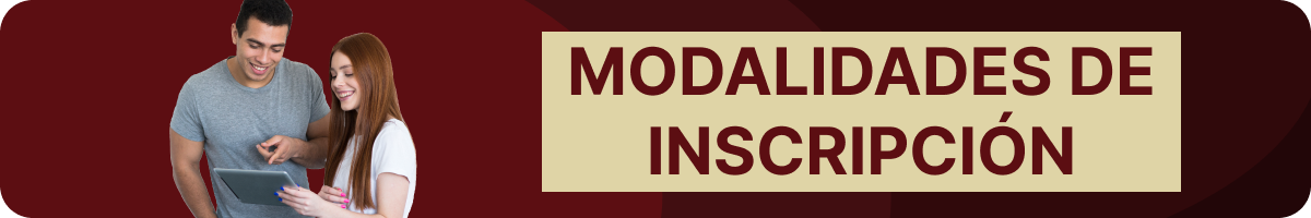 2. MODALIDADES DE INSCRIPCIÓN
