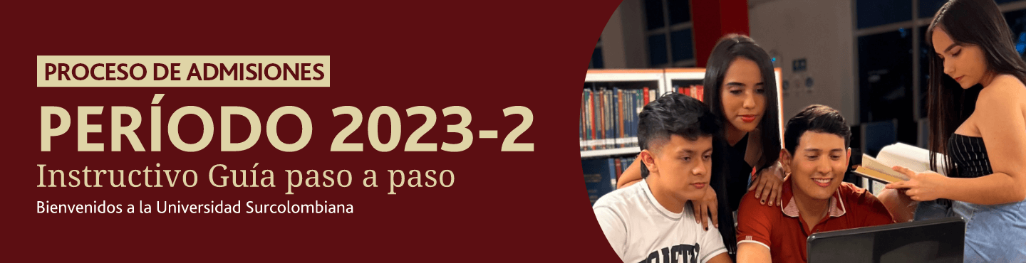 Proceso de admisiones del período 2023-2