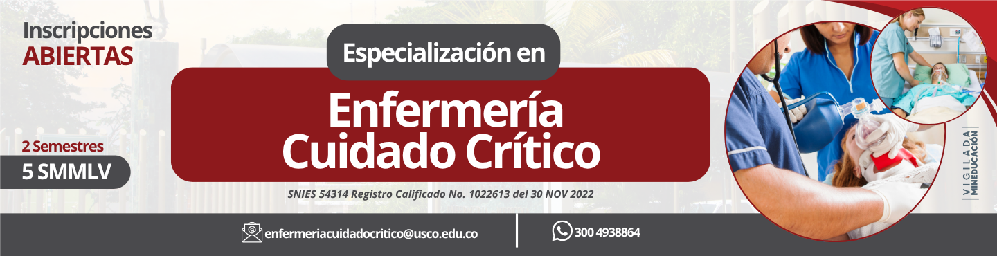 Especialización Enfermería en Cuidado Crítico