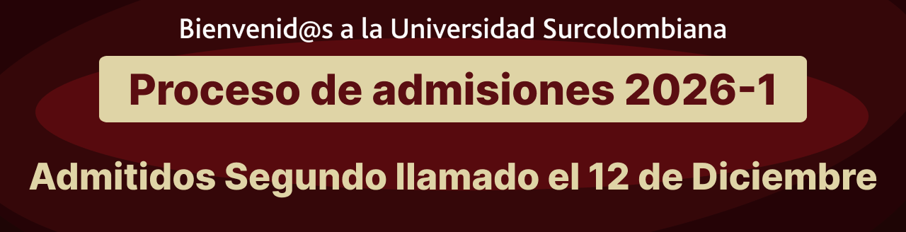 Inscripciones abiertas - Proceso de admisiones 2026-1