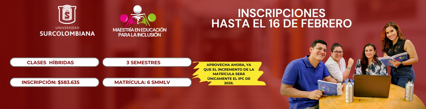 Maestría en Educación para la Inclusión