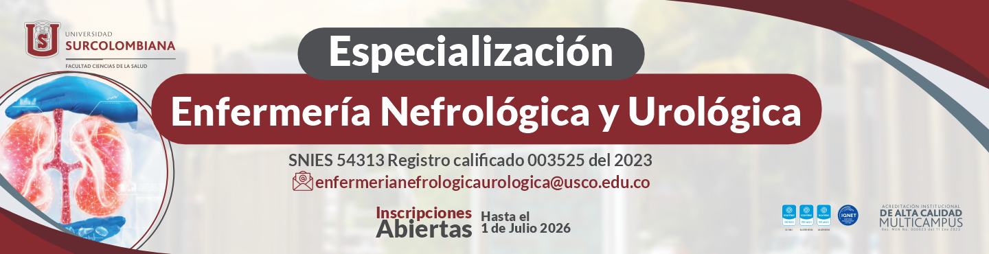 Especialización en Enfermería Nefrológica y Urológica