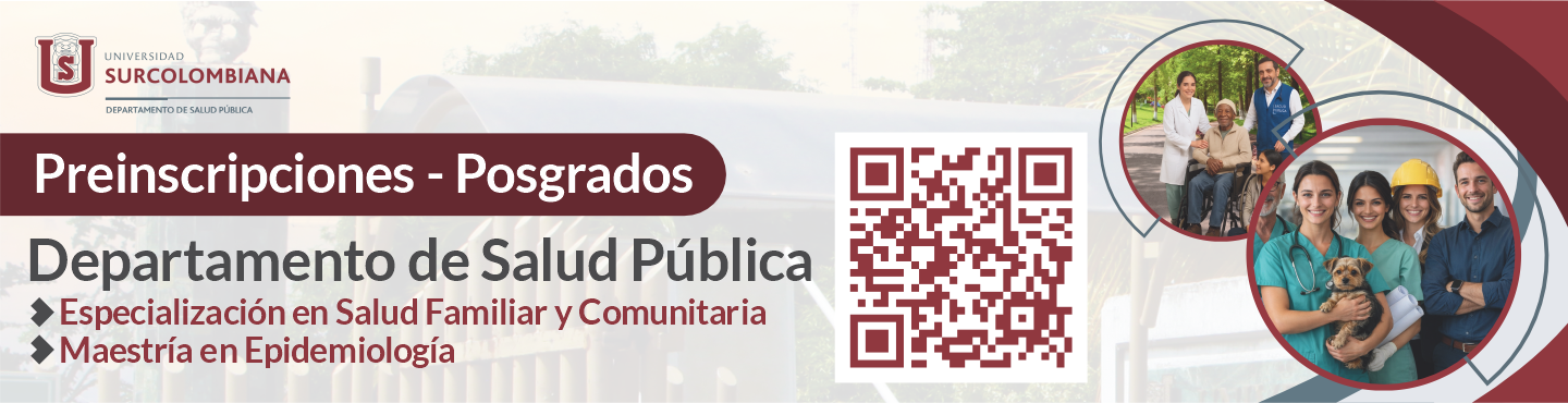 Preinscripciones Posgrados Departamento de Salud Pública