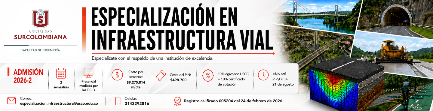 Especialización en Infraestructura Vial