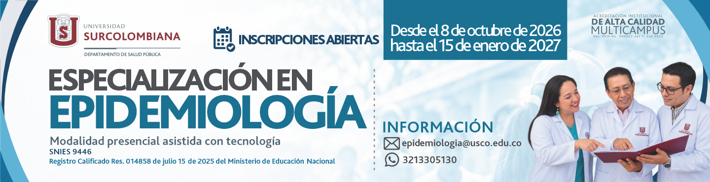 Especialización en Epidemiología