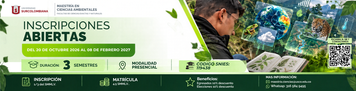 Maestría en Ciencias Ambientales
